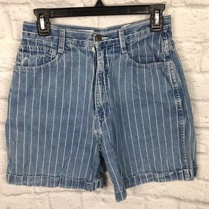 Vintage BILL BLASS Pinstripe High Rise Shorts